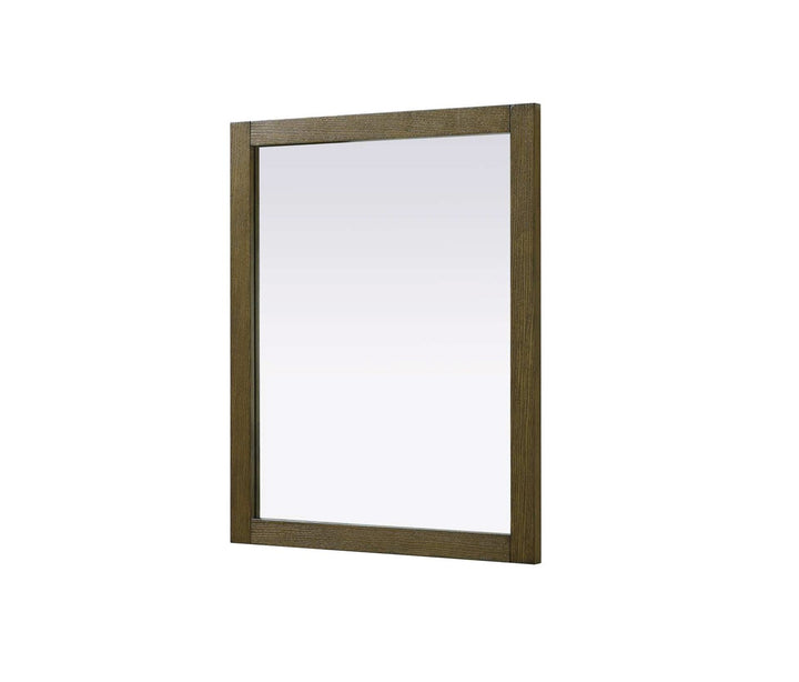 Noah Rectangle Wood Mirror 30 X 36 In Hazel Oak