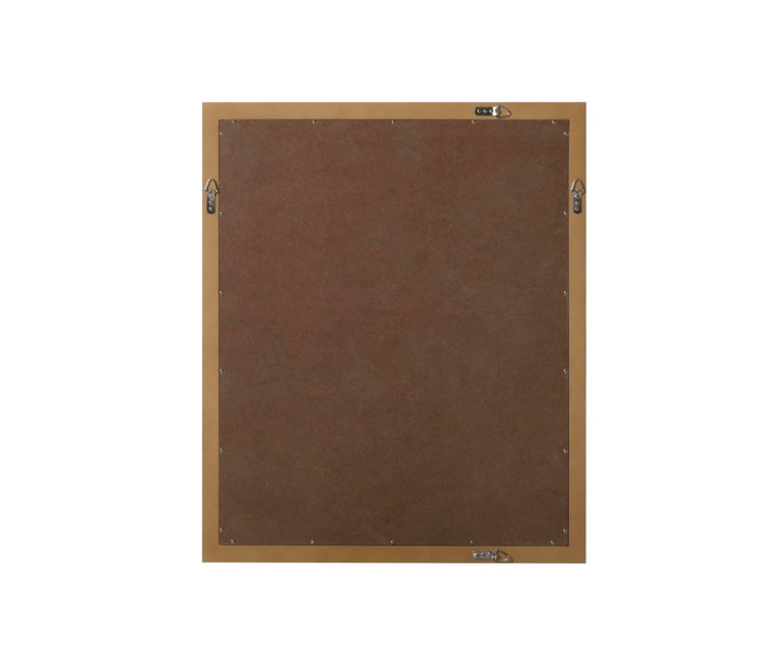 Noah Rectangle Wood Mirror 30 X 36 In Linen Oak
