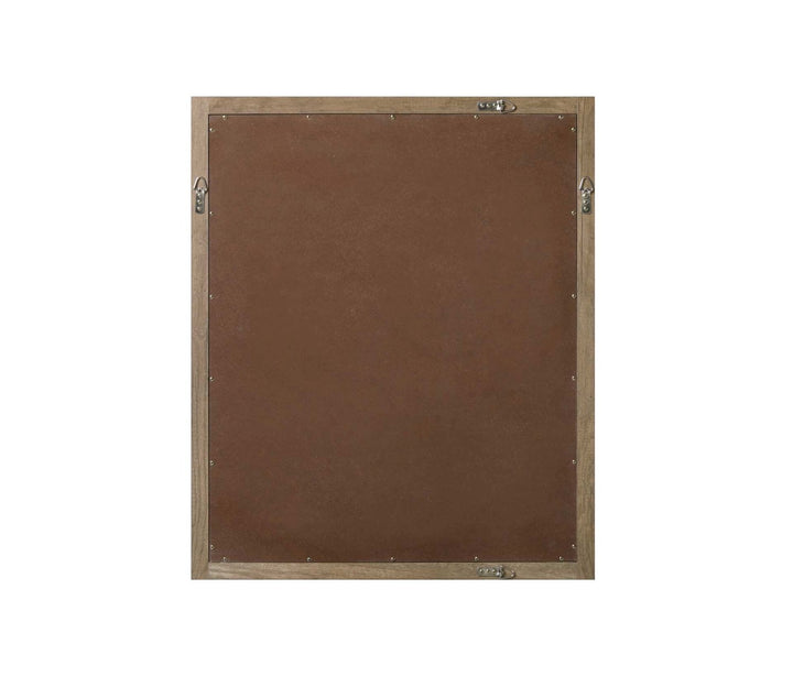 Noah Rectangle Wood Mirror 30 X 36 In Natural Oak