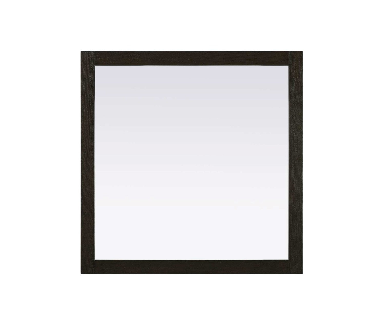 Noah Square Wood Mirror 36 X 36 In Chocolate Oak by Elegant Kitchen and Bath