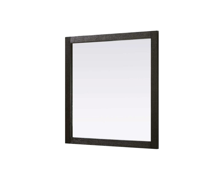 Noah Square Wood Mirror 36 X 36 In Chocolate Oak
