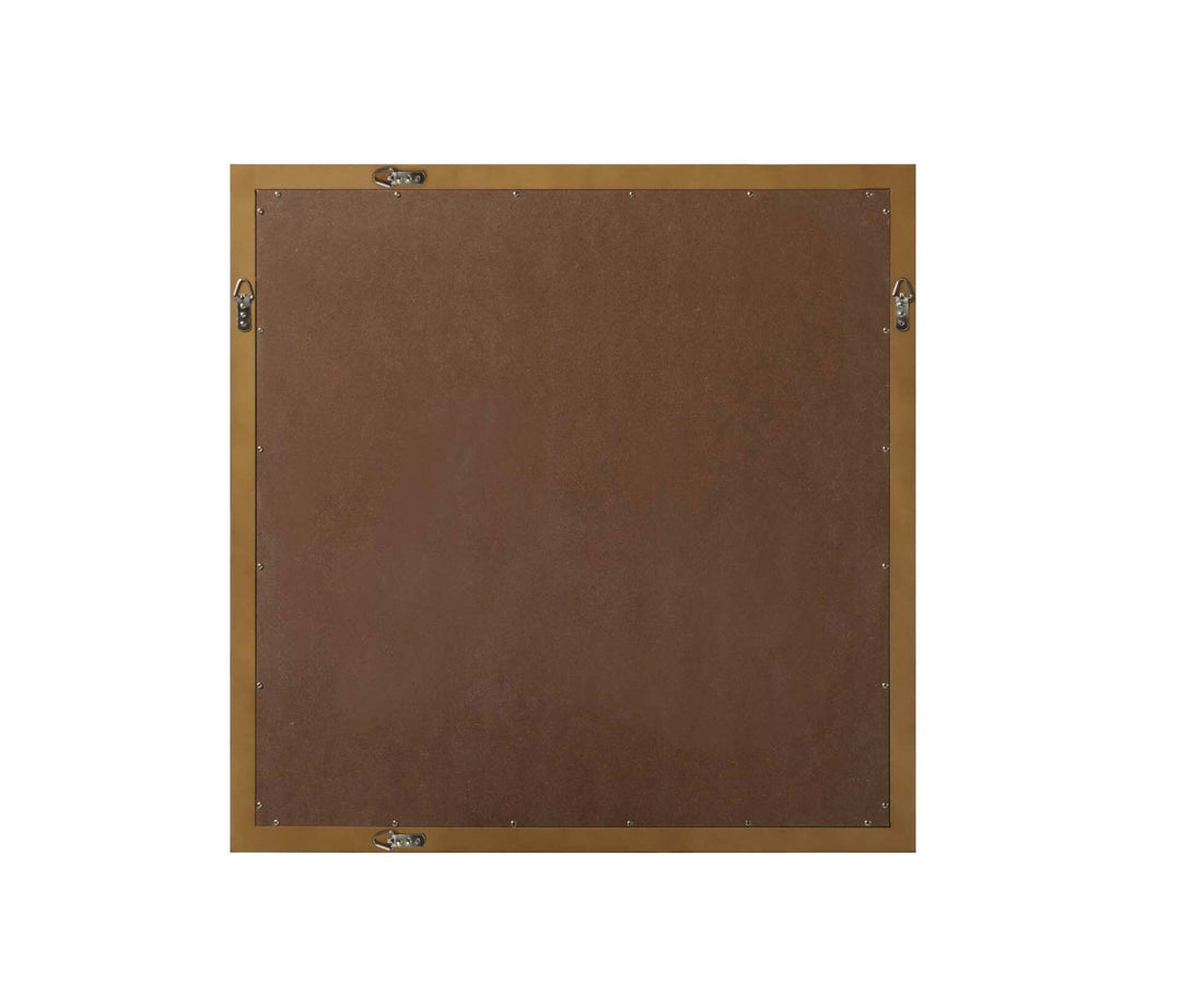 Noah Square Wood Mirror 36 X 36 In Hazel Oak