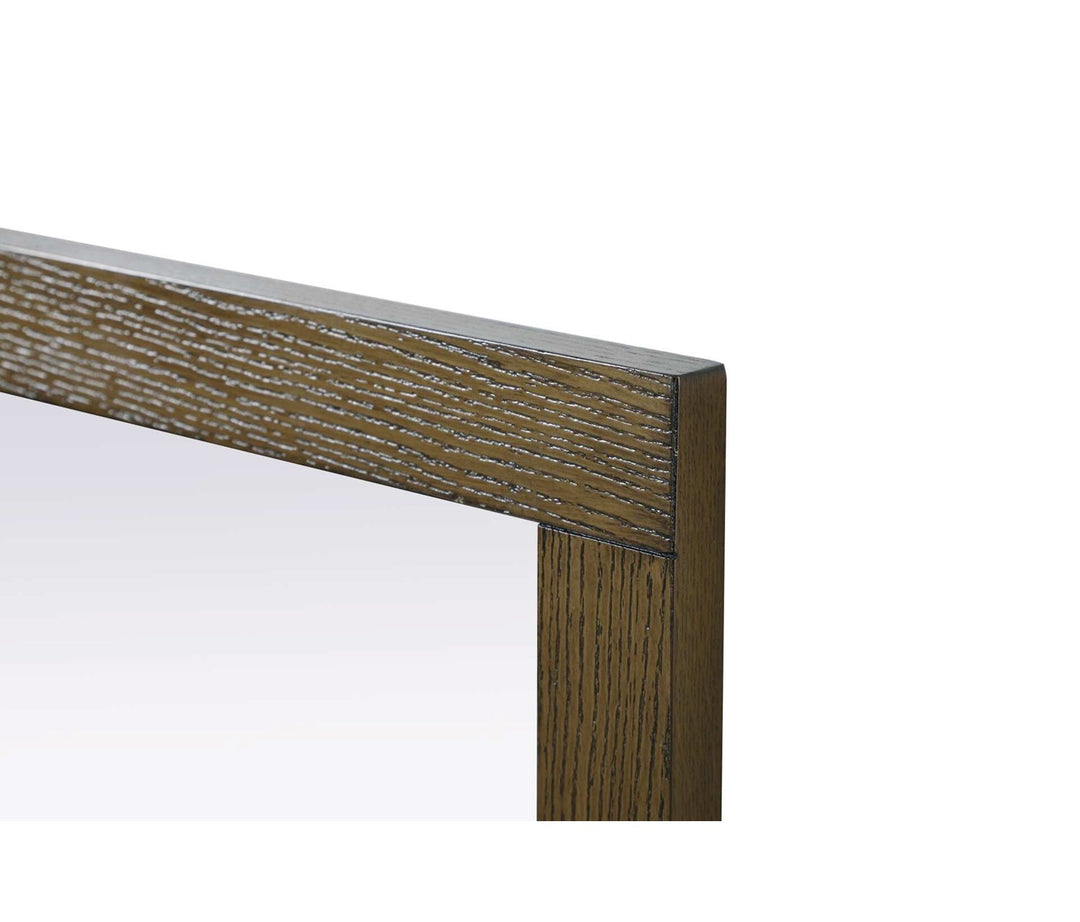 Noah Square Wood Mirror 36 X 36 In Hazel Oak