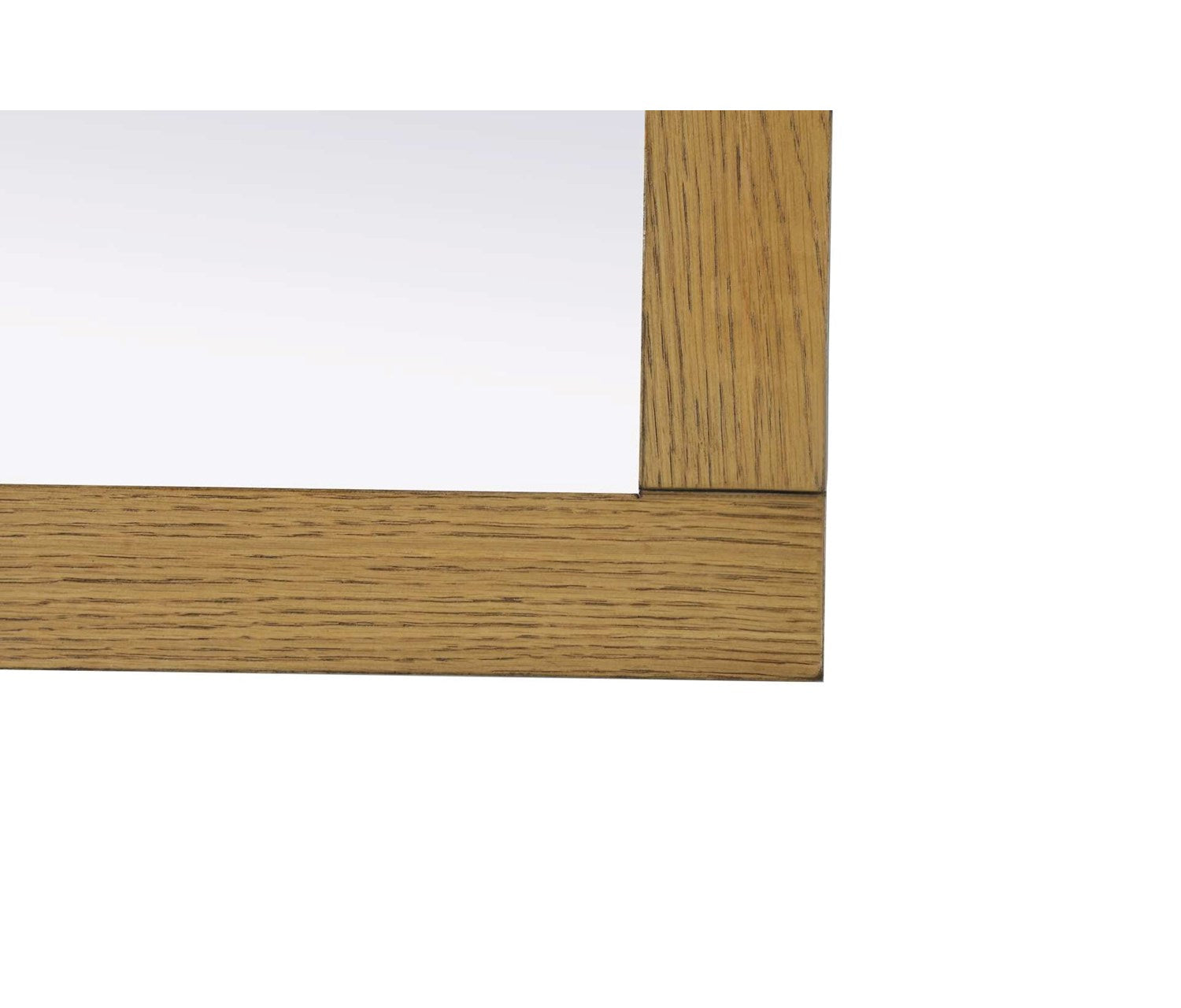 Noah Square Wood Mirror 36 X 36 In Honey Teak