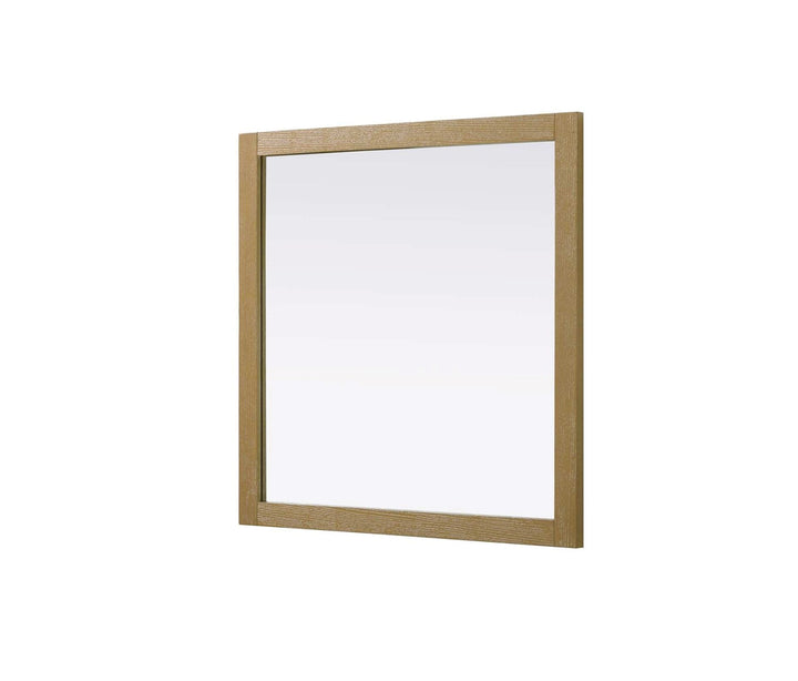 Noah Square Wood Mirror 36 X 36 In Linen Oak