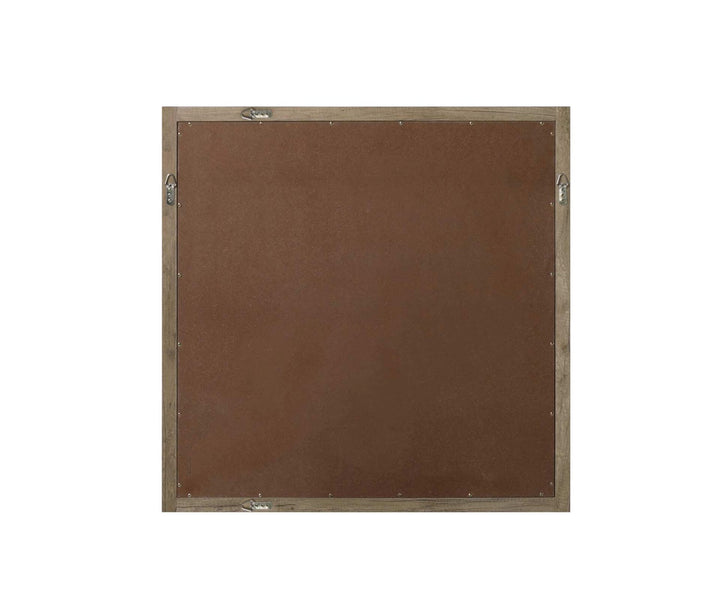 Noah Square Wood Mirror 36 X 36 In Natural Oak