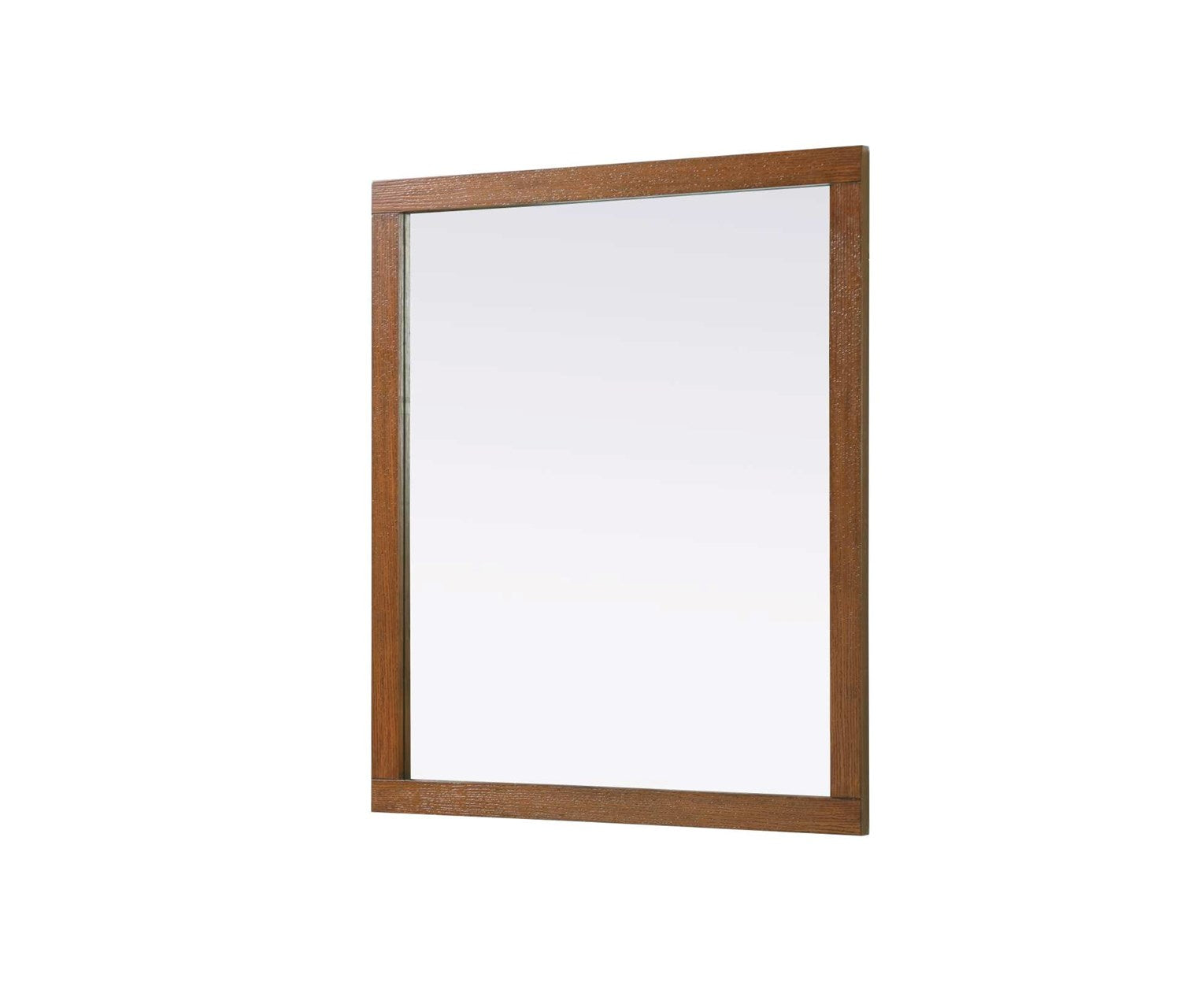 Noah Rectangle Wood Mirror 42 X 36 In Brandy Walnut