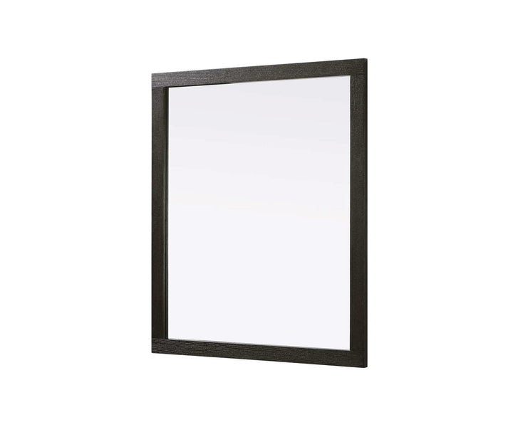 Noah Rectangle Wood Mirror 42 X 36 In Chocolate Oak