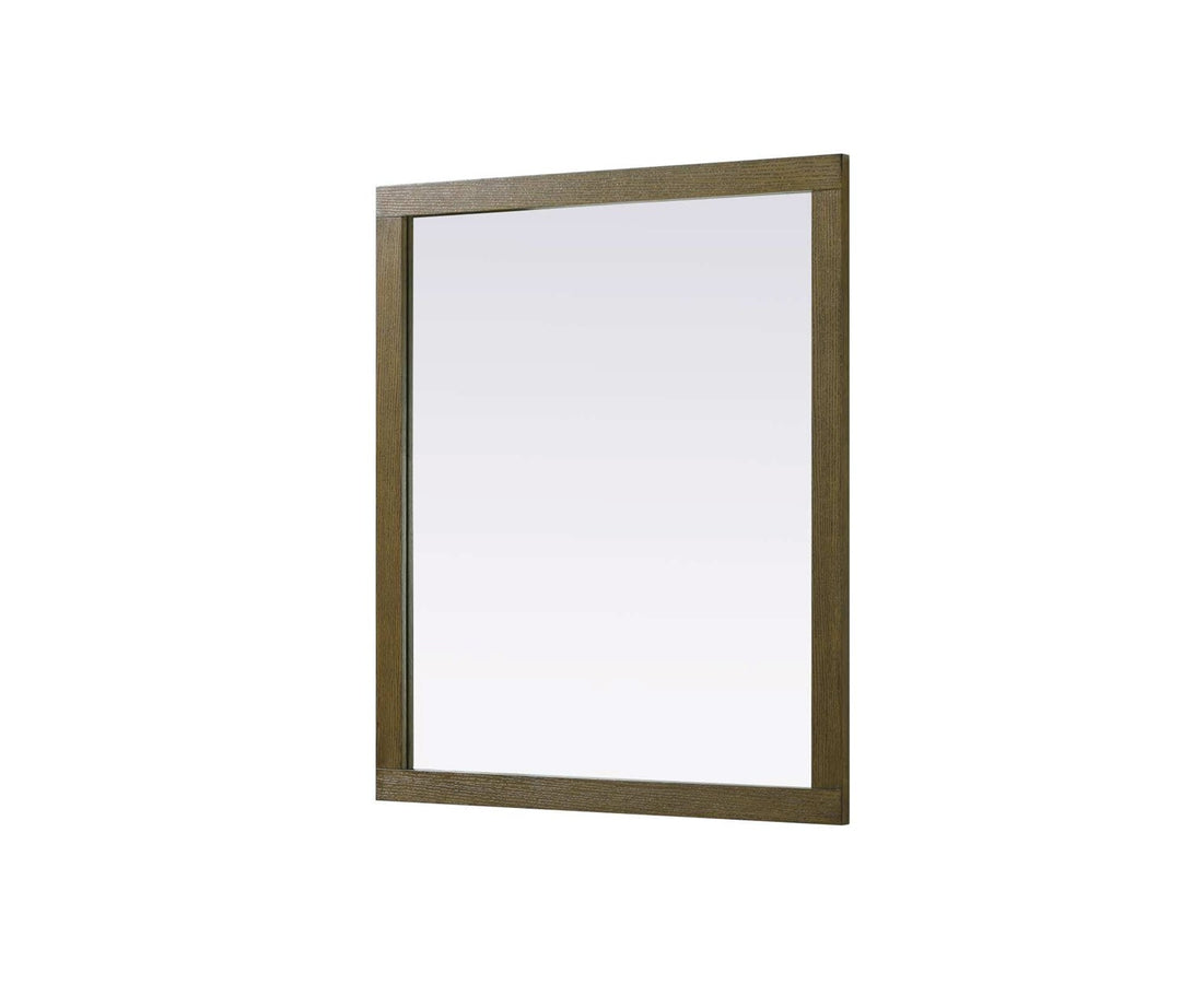 Noah Rectangle Wood Mirror 42 X 36 In Hazel Oak