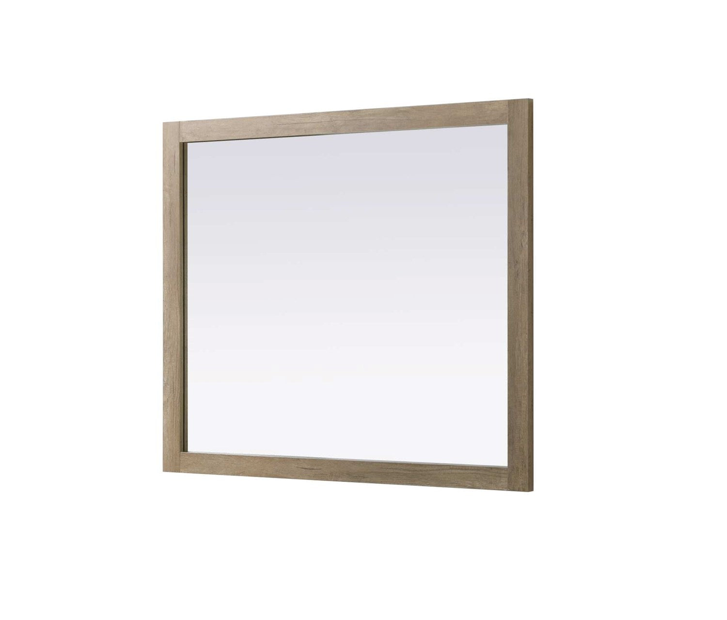 Noah Rectangle Wood Mirror 42 X 36 In Natural Oak