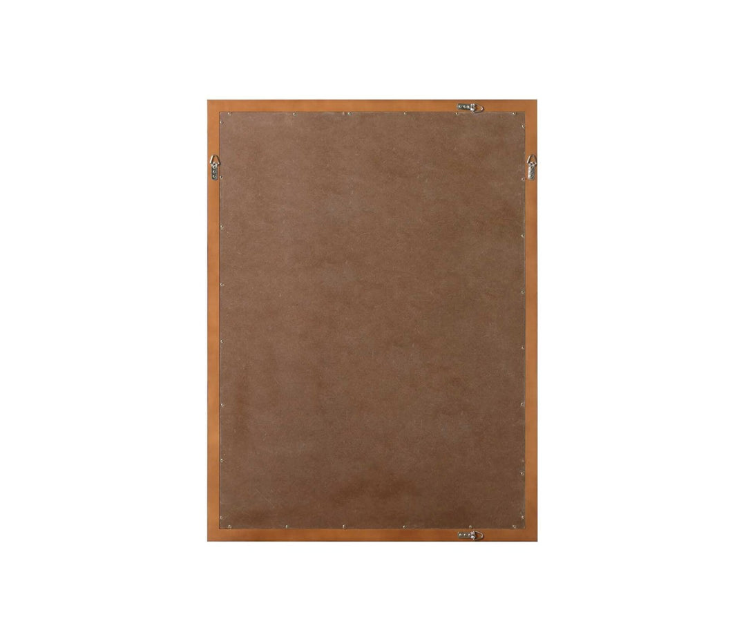 Noah Rectangle Wood Mirror 48 X 36 In Brandy Walnut