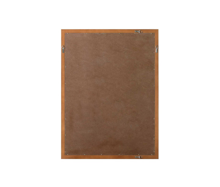 Noah Rectangle Wood Mirror 48 X 36 In Brandy Walnut