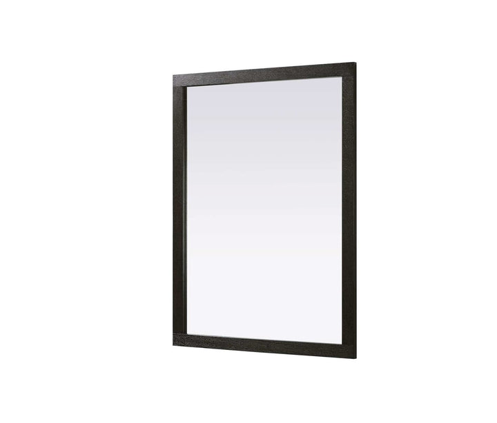 Noah Rectangle Wood Mirror 48 X 36 In Chocolate Oak