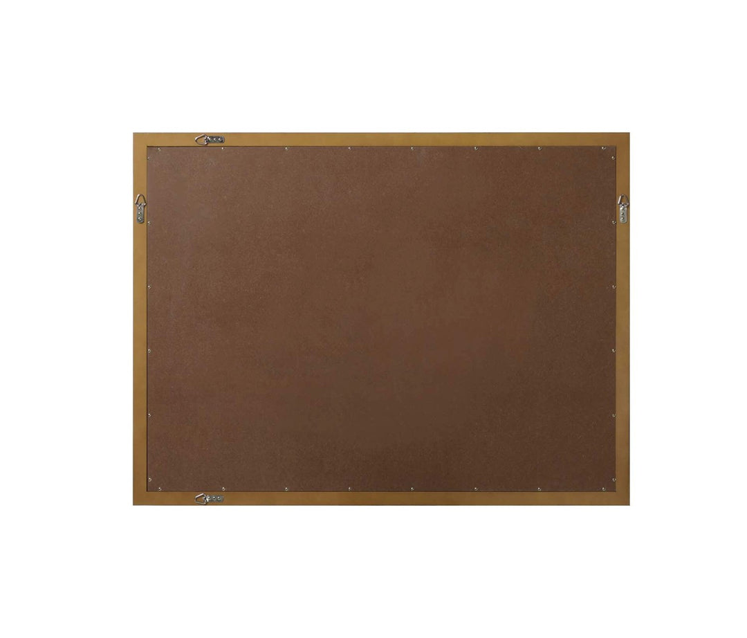 Noah Rectangle Wood Mirror 48 X 36 In Hazel Oak