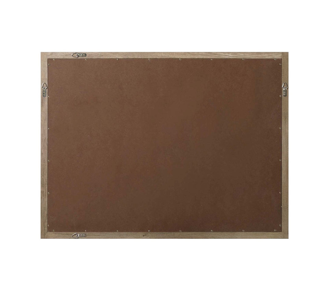 Noah Rectangle Wood Mirror 48 X 36 In Natural Oak