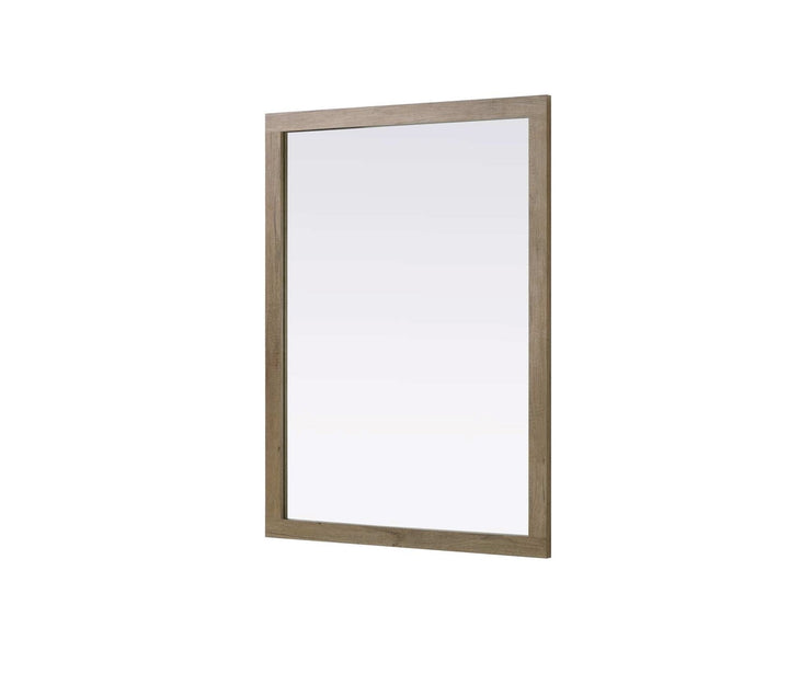 Noah Rectangle Wood Mirror 48 X 36 In Natural Oak