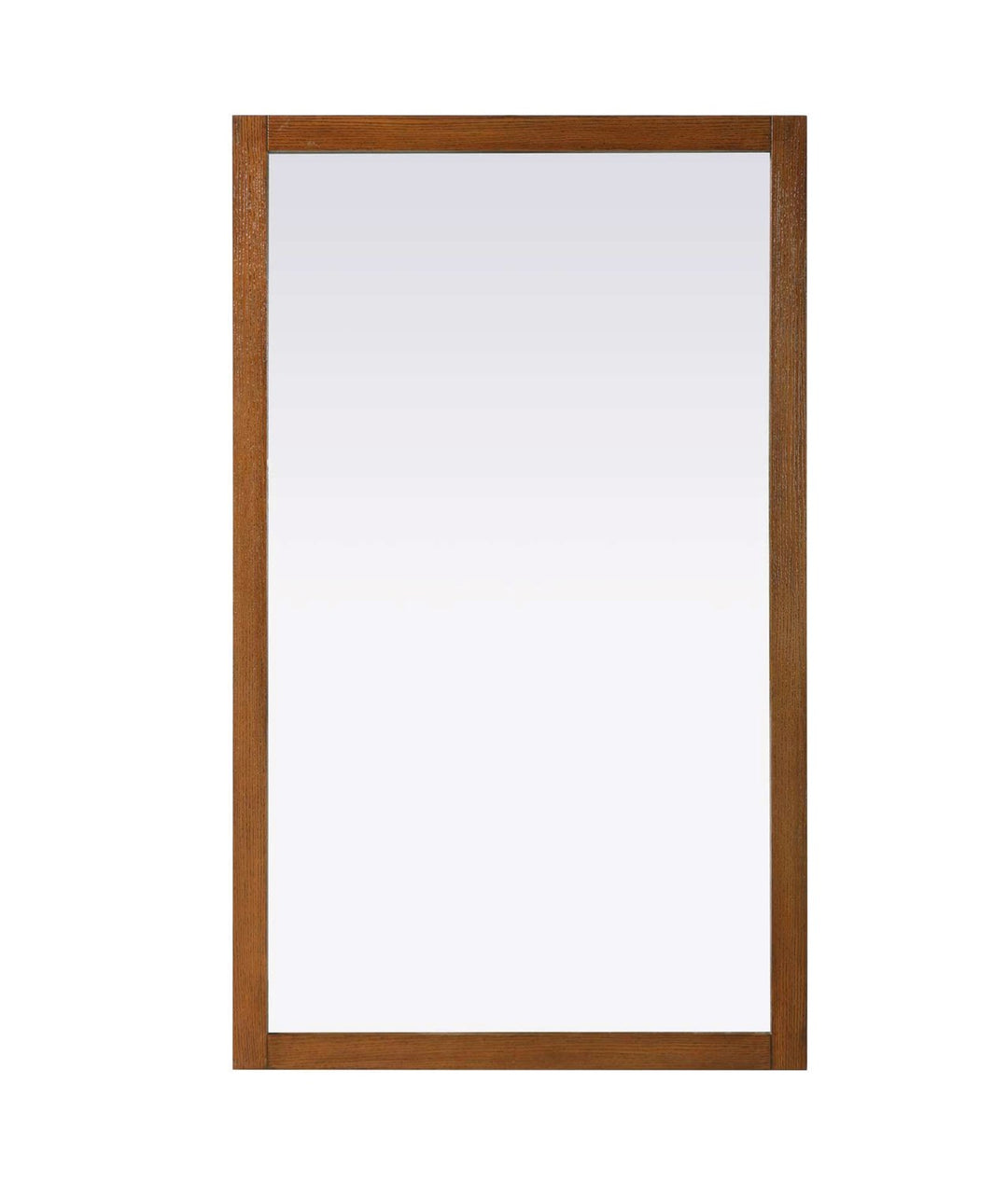 Noah Rectangle Wood Mirror 60 X 36 In Brandy Walnut by Elegant Kitchen and Bath
