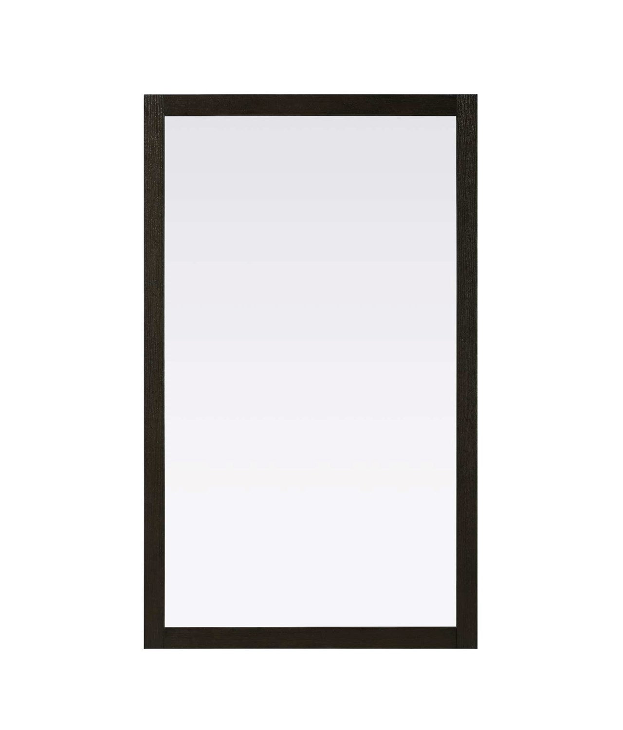 Noah Rectangle Wood Mirror 60 X 36 In Chocolate Oak by Elegant Kitchen and Bath