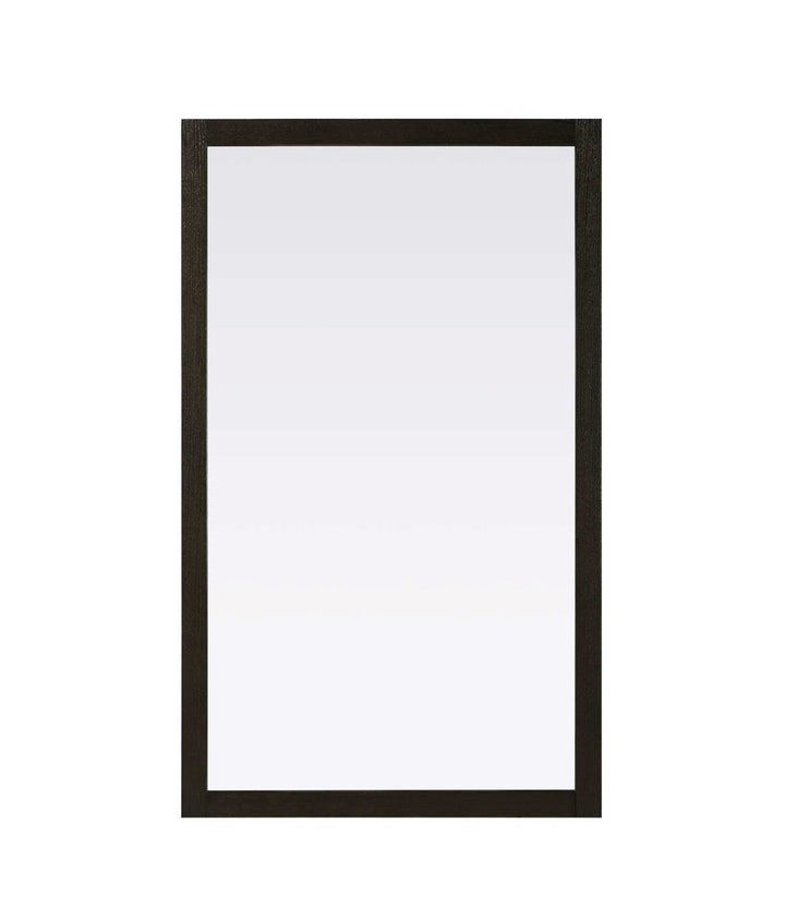 Noah Rectangle Wood Mirror 60 X 36 In Chocolate Oak by Elegant Kitchen and Bath
