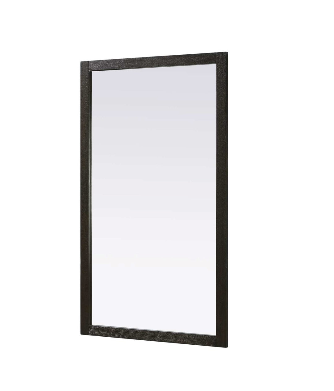 Noah Rectangle Wood Mirror 60 X 36 In Chocolate Oak