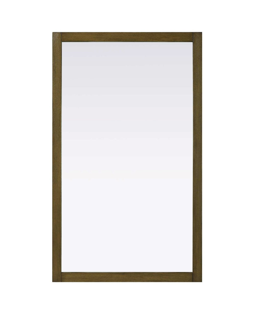 Noah Rectangle Wood Mirror 60 X 36 In Hazel Oak by Elegant Kitchen and Bath