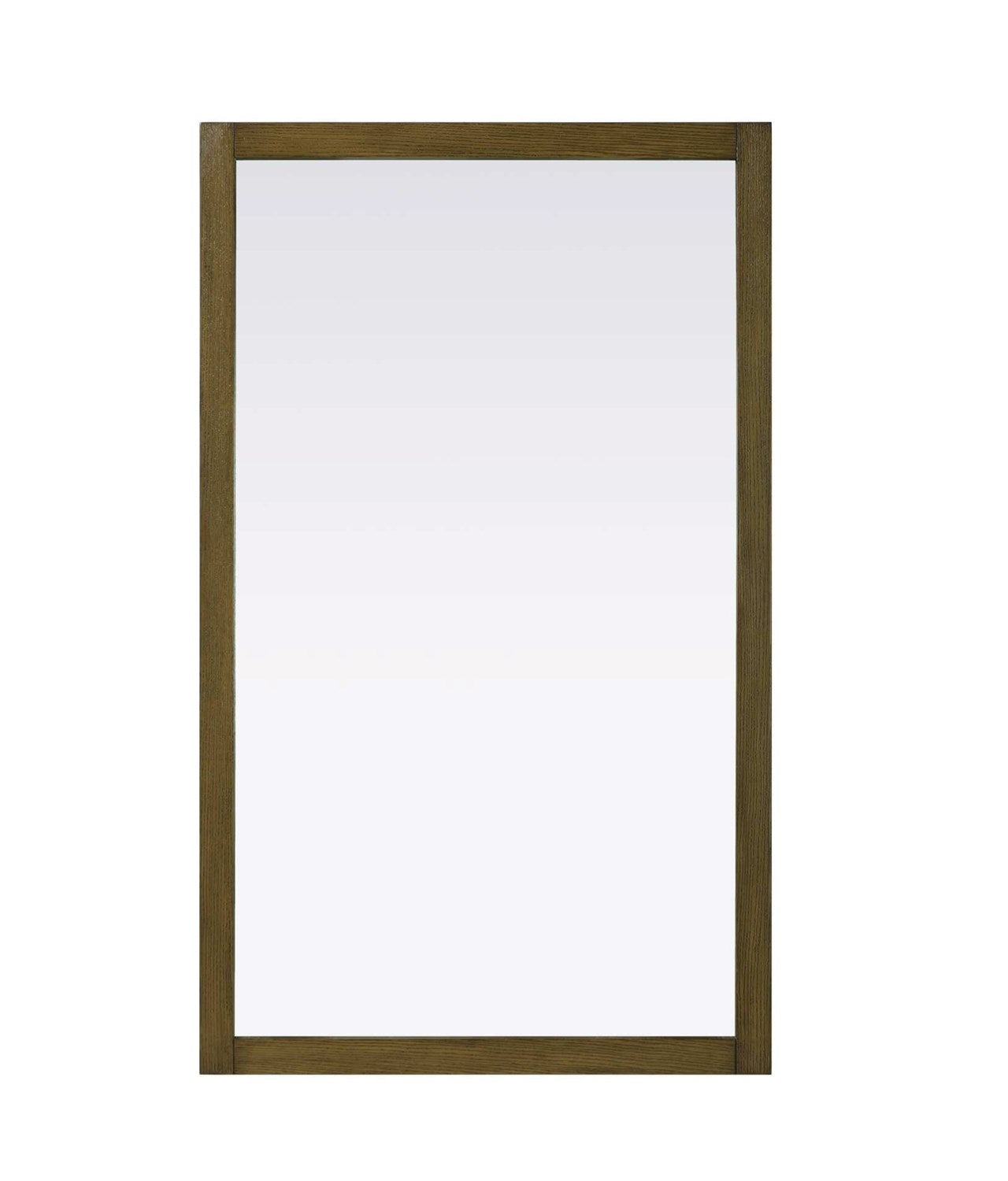 Noah Rectangle Wood Mirror 60 X 36 In Hazel Oak by Elegant Kitchen and Bath