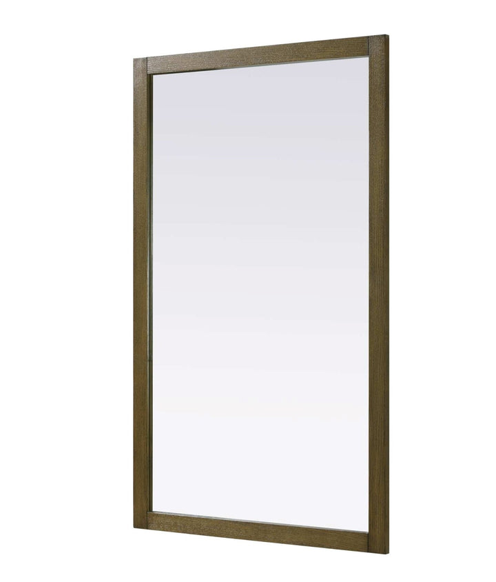 Noah Rectangle Wood Mirror 60 X 36 In Hazel Oak