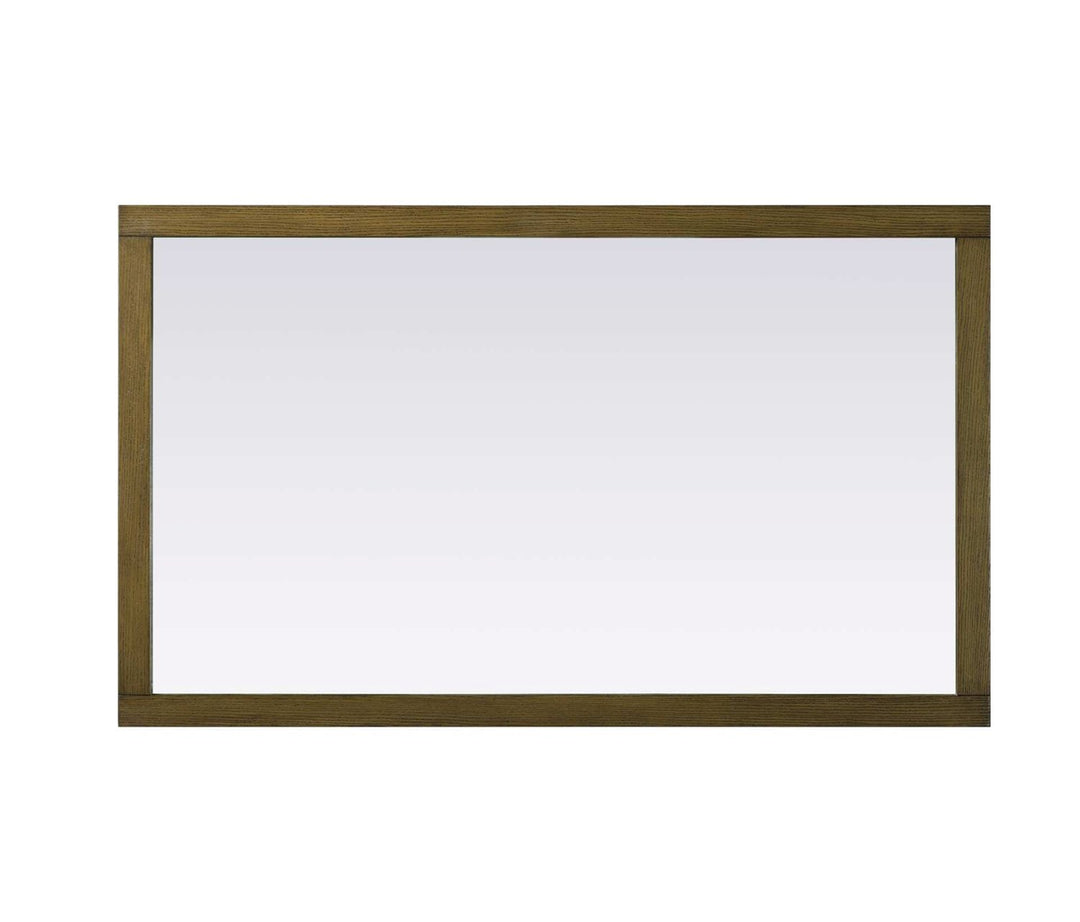 Noah Rectangle Wood Mirror 60 X 36 In Hazel Oak
