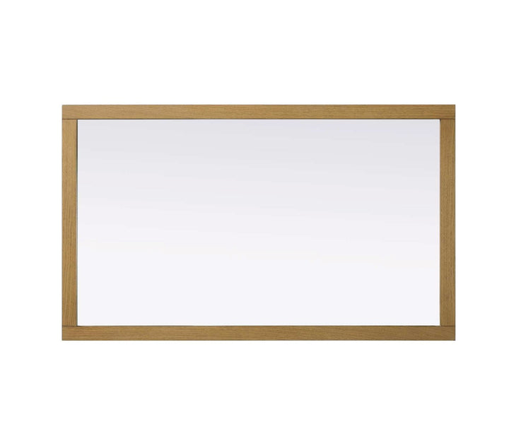 Noah Rectangle Wood Mirror 60 X 36 In Honey Teak