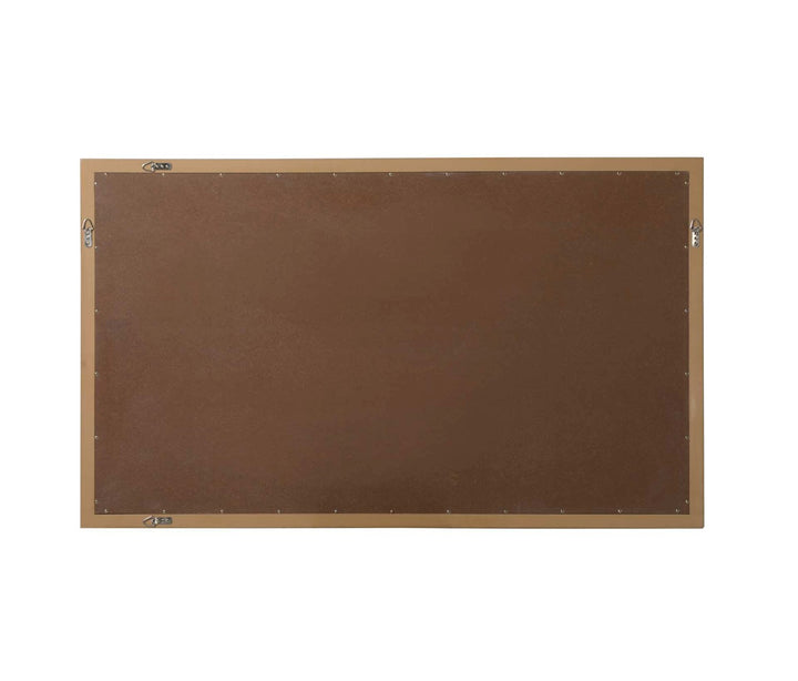 Noah Rectangle Wood Mirror 60 X 36 In Honey Teak