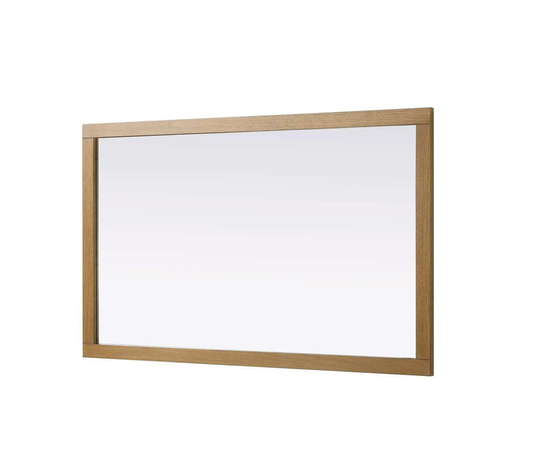 Noah Rectangle Wood Mirror 60 X 36 In Honey Teak