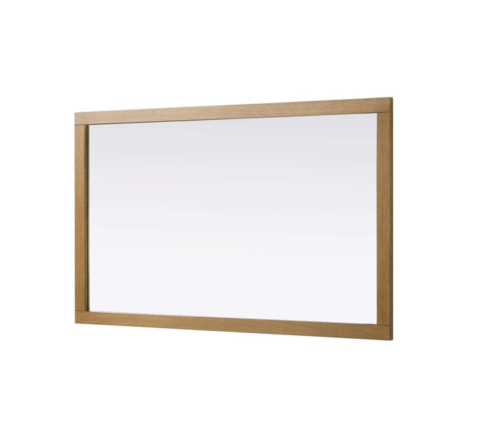 Noah Rectangle Wood Mirror 60 X 36 In Honey Teak