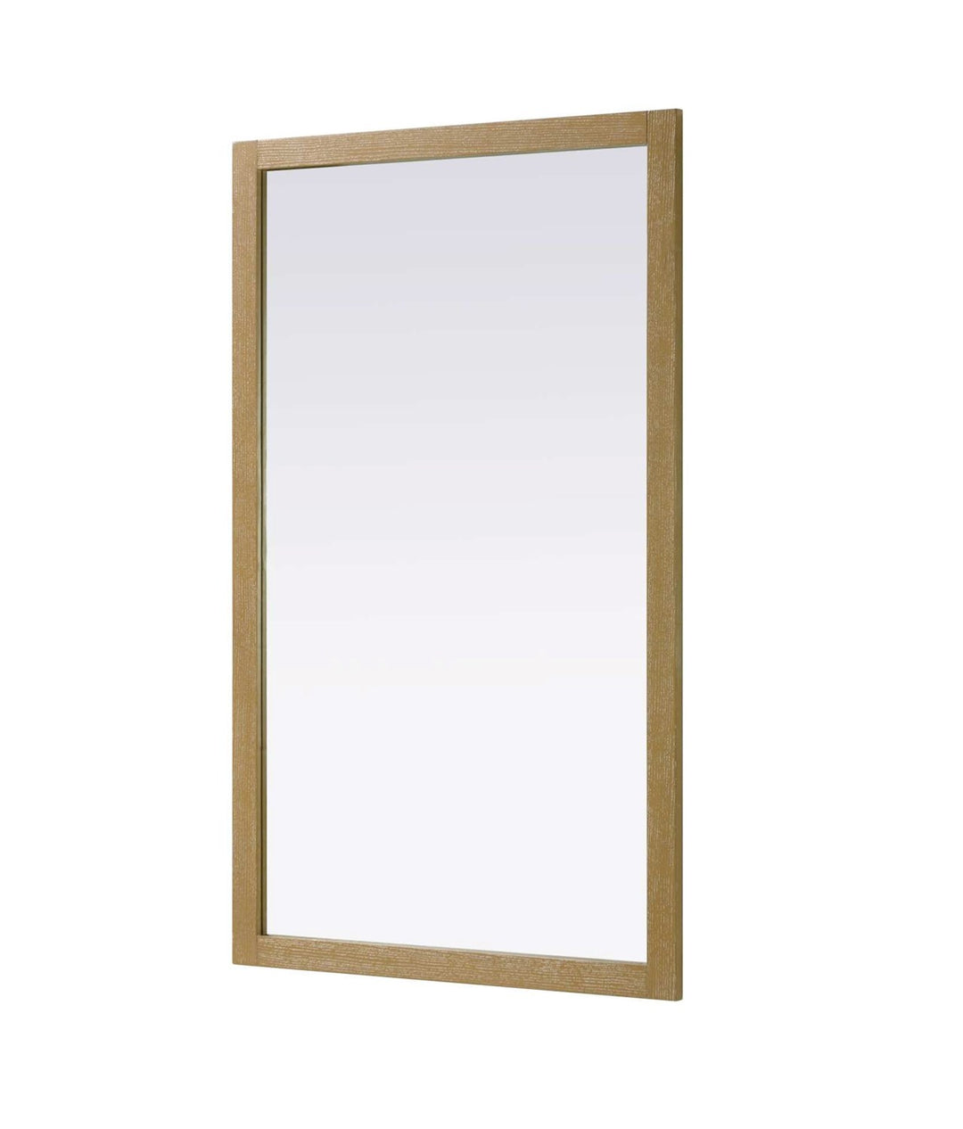 Noah Rectangle Wood Mirror 60 X 36 In Linen Oak