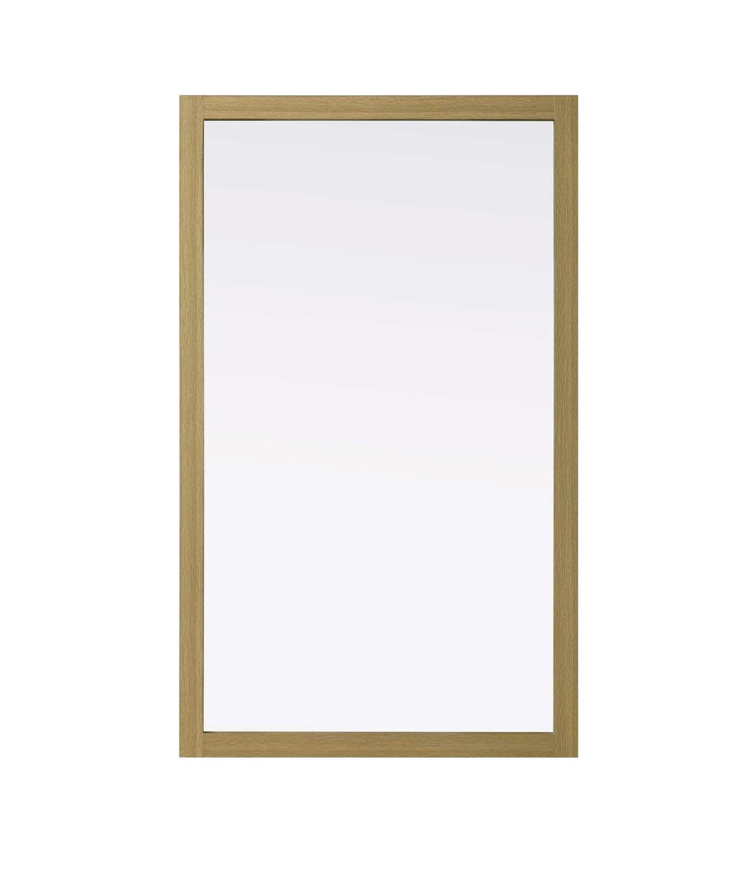 Noah Rectangle Wood Mirror 60 X 36 In Honey Brown by Elegant Kitchen and Bath