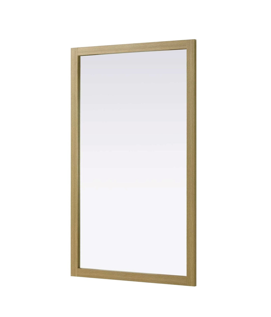 Noah Rectangle Wood Mirror 60 X 36 In Honey Brown