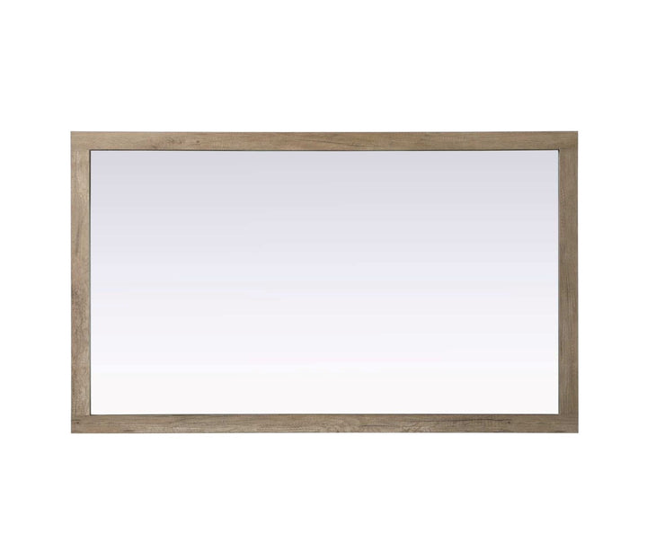 Noah Rectangle Wood Mirror 60 X 36 In Natural Oak