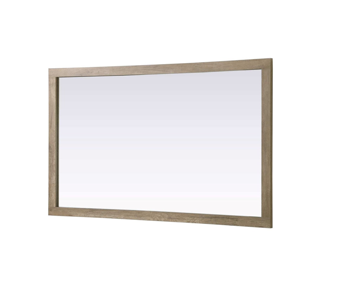 Noah Rectangle Wood Mirror 60 X 36 In Natural Oak