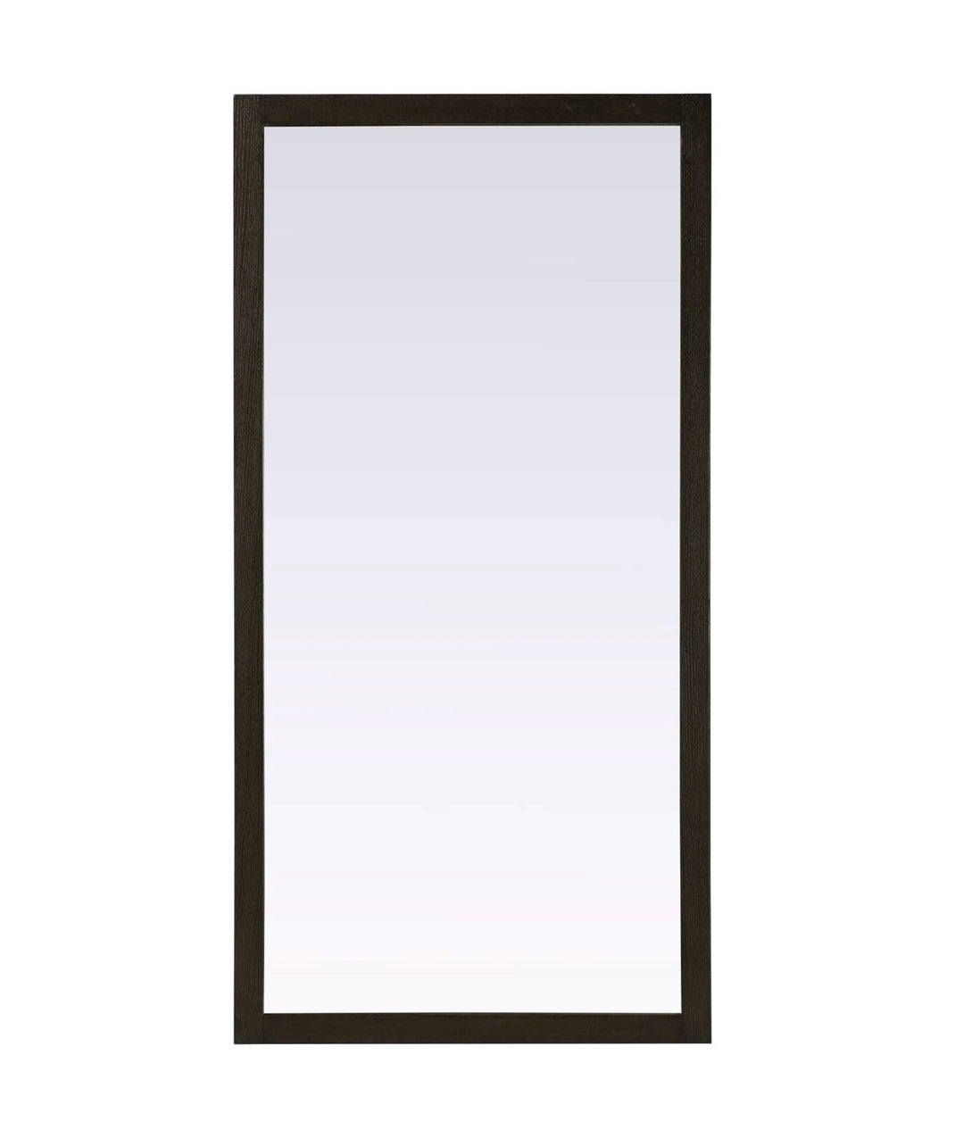 Noah Rectangle Wood Mirror 72 X 36 In Chocolate Oak by Elegant Kitchen and Bath