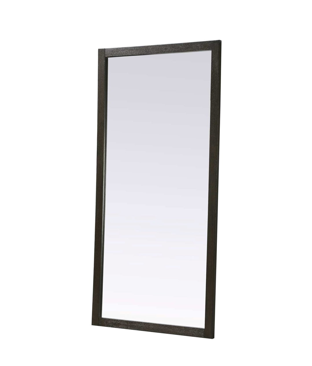 Noah Rectangle Wood Mirror 72 X 36 In Chocolate Oak