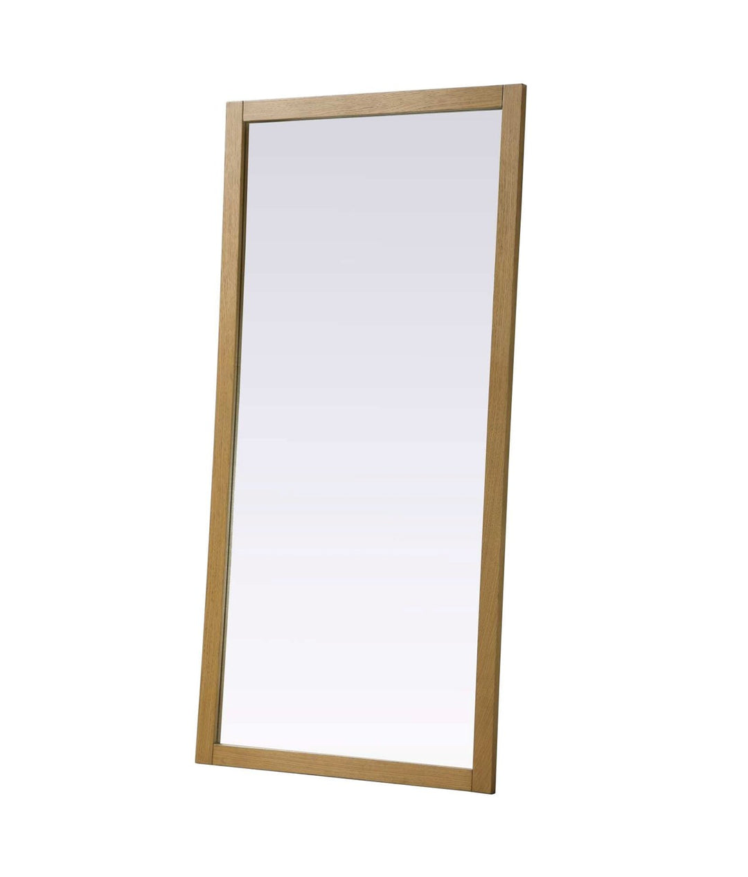 Noah Rectangle Wood Mirror 72 X 36 In Honey Teak