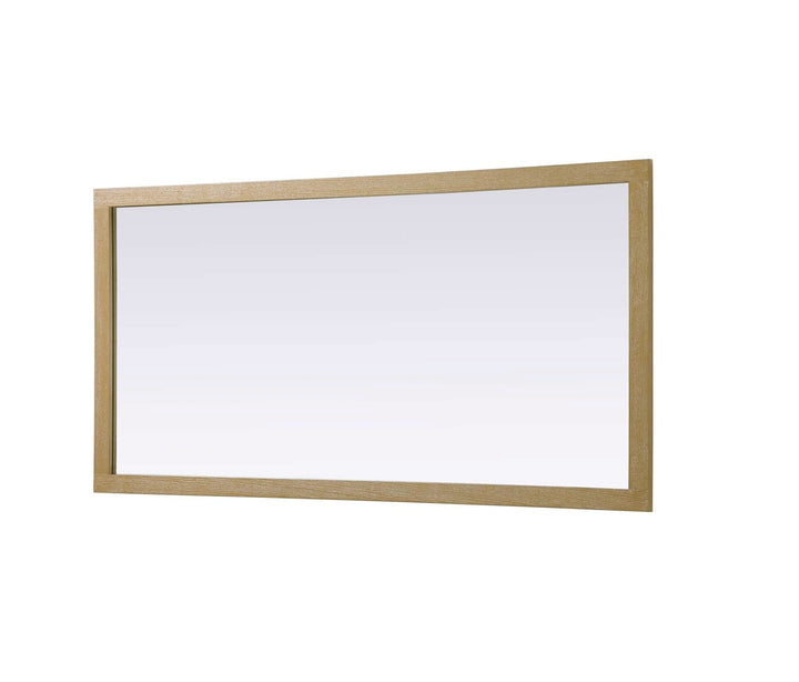 Noah Rectangle Wood Mirror 72 X 36 In Linen Oak