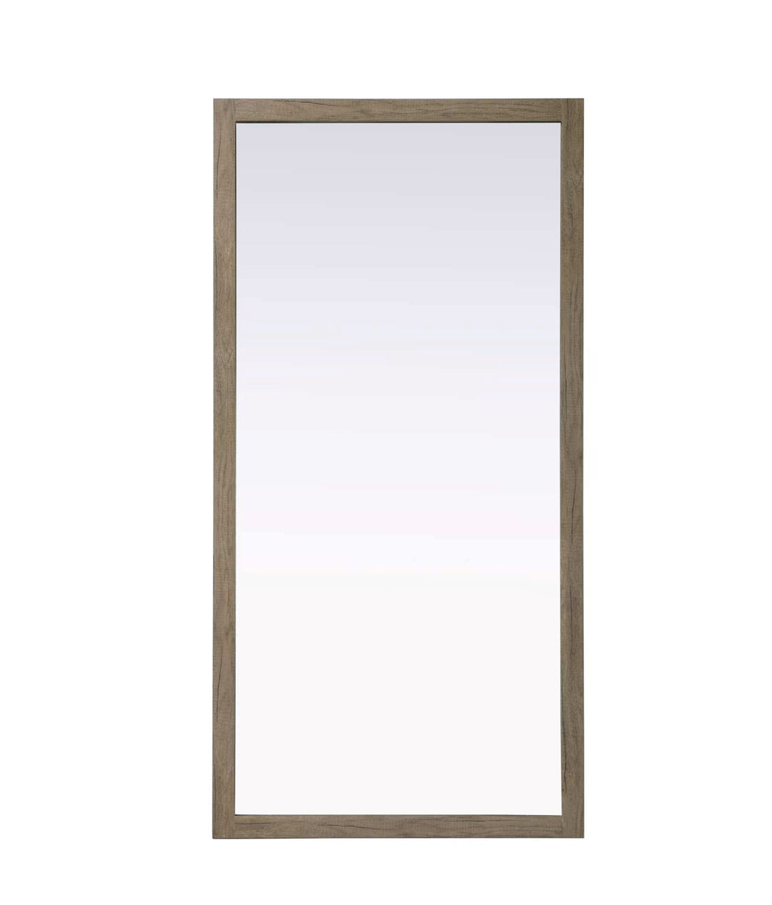 Noah Rectangle Wood Mirror 72 X 36 In Natural Oak by Elegant Kitchen and Bath