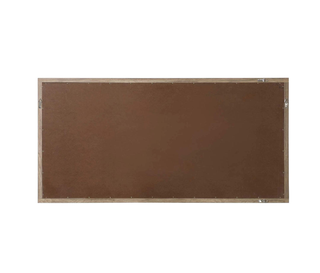 Noah Rectangle Wood Mirror 72 X 36 In Natural Oak